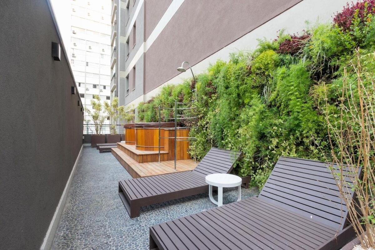 Studio 31 M2 Com Terraco Parque Ibirapuera Itaim Bibi Σάο Πάολο Εξωτερικό φωτογραφία